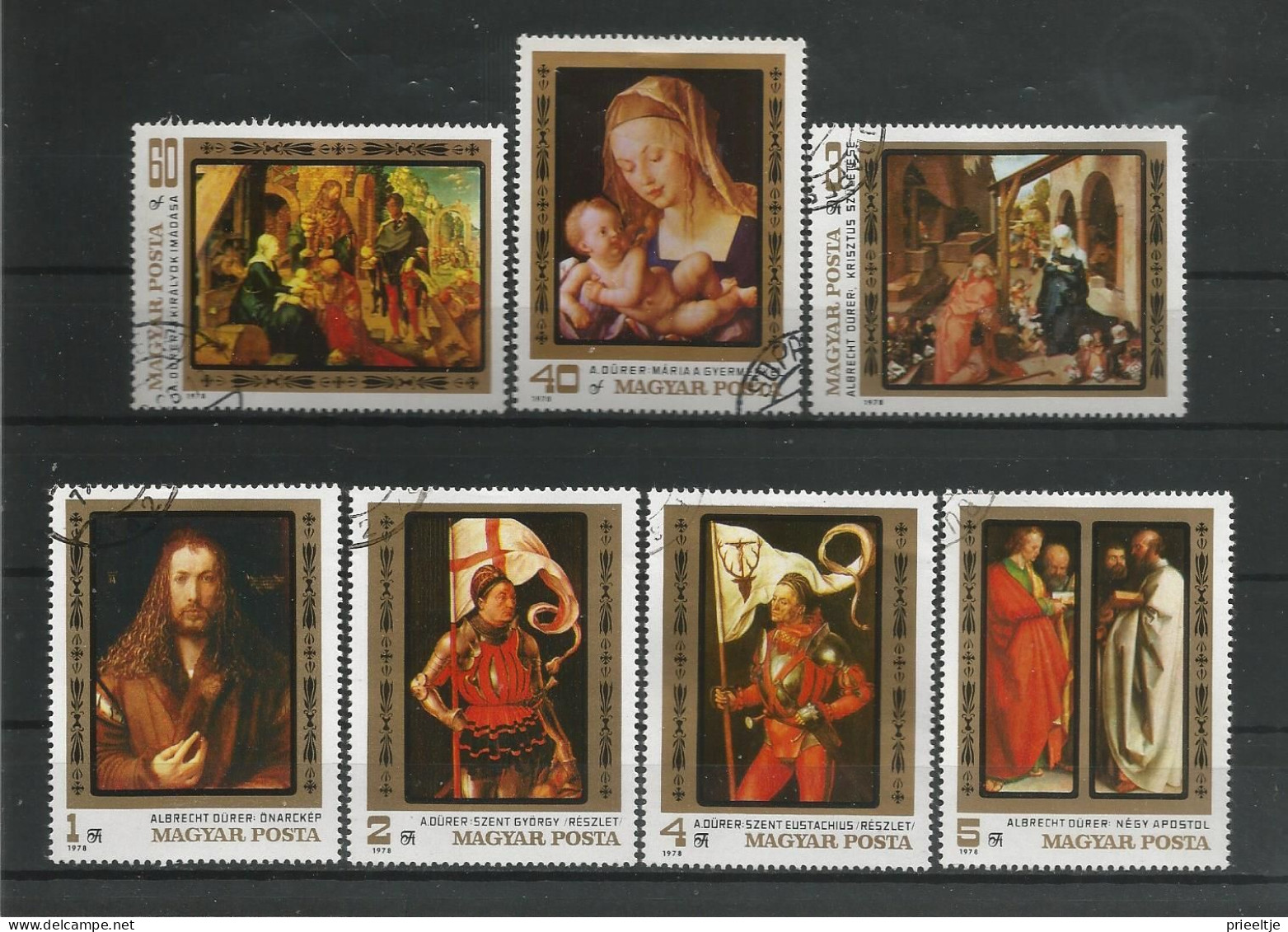 Hungary 1979 Paintings Y.T. 2639/2645 (0) - Usati