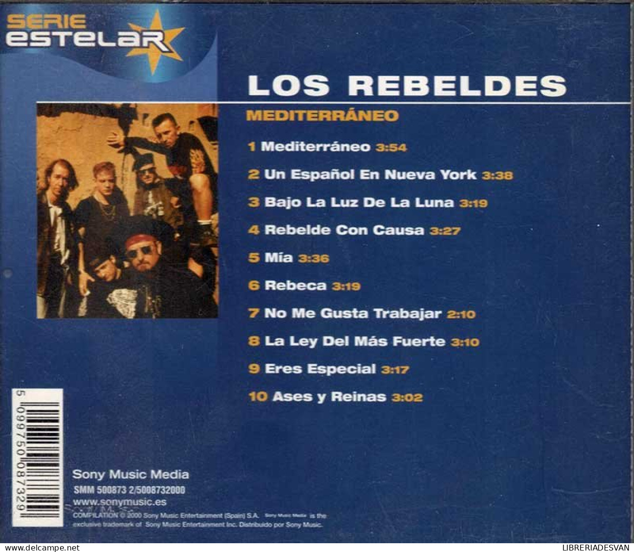 Los Rebeldes - Mediterráneo. CD - Rock