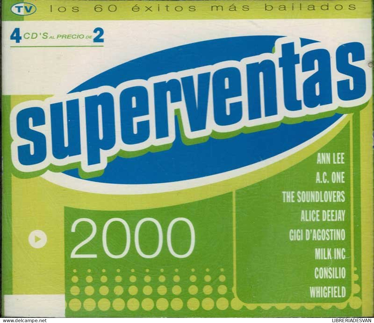 Superventas 2000. 4 X CD - Disco & Pop