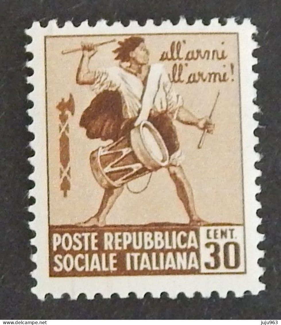 ITALIE REPUBLIQUE SOCIALE  YT 29  NEUF**MNH ANNÉE 1944 - Nuovi