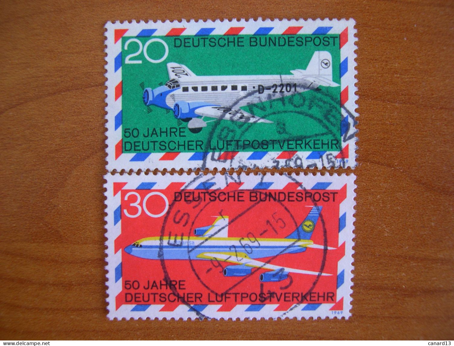 Allemagne Obl N° PA 1/2 - Stamps