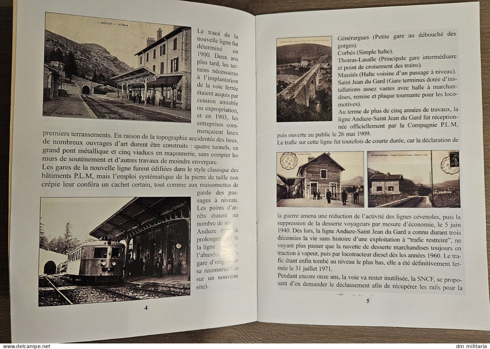 BROCHURE : Train à Vapeur Des Cévennes - Anduze - Saint Jean Du Gard - Ferrocarril & Tranvías