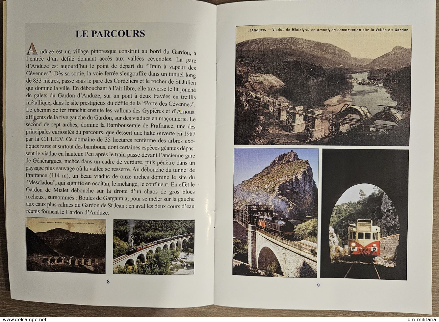 BROCHURE : Train à Vapeur Des Cévennes - Anduze - Saint Jean Du Gard - Railway & Tramway