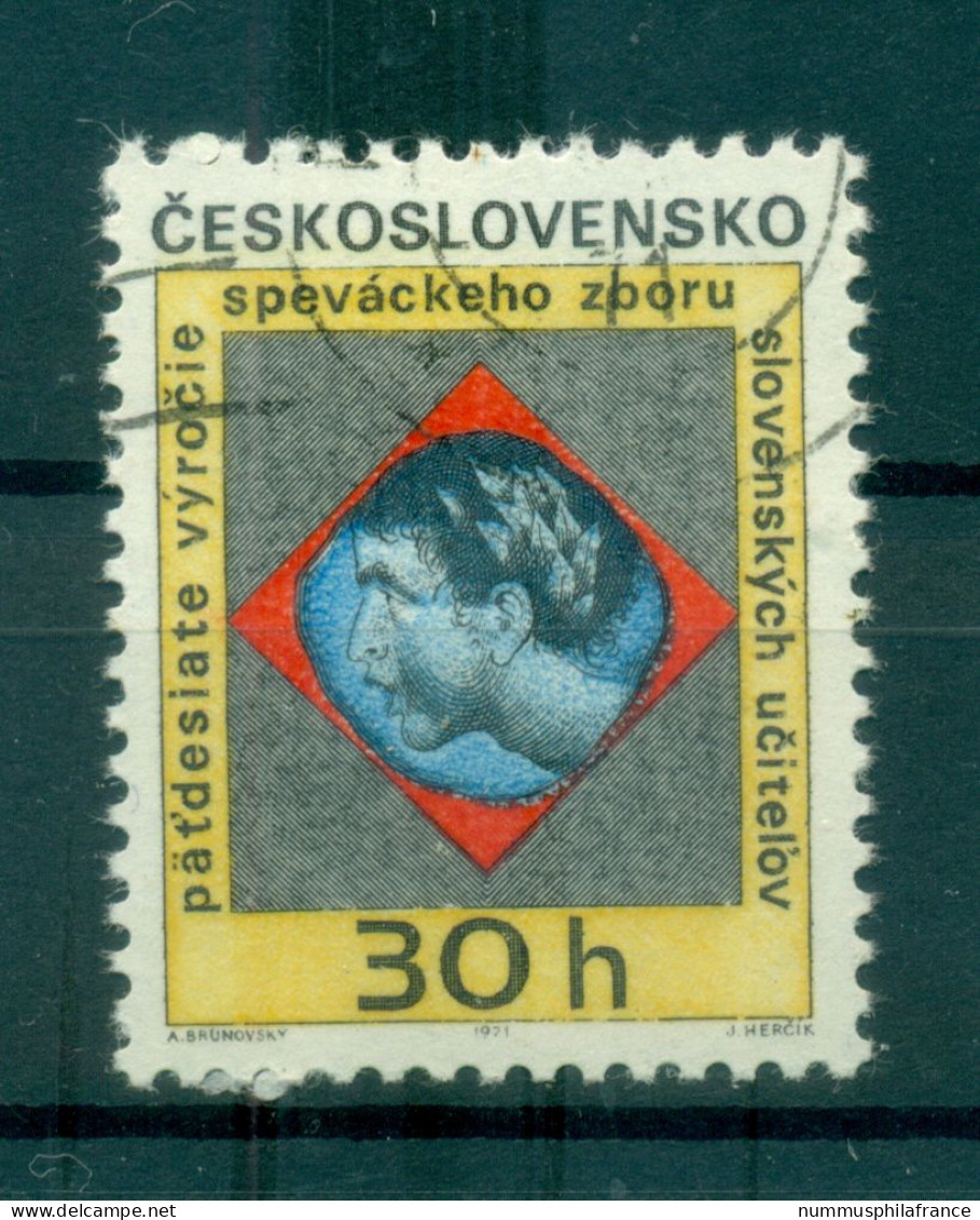 Tchécoslovaquie 1971 - Y & T N. 1848 - Choeurs Slovaques (Michel N. 2000) - Used Stamps