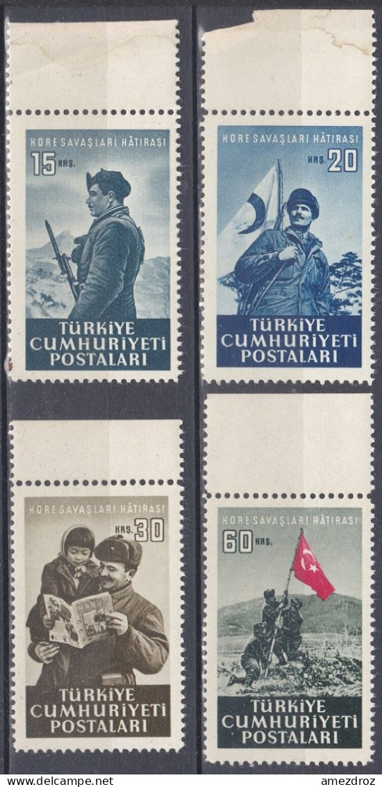 Turquie 1952 NMH ** Participation Turque à La Guerre De Corée (A3) - Neufs