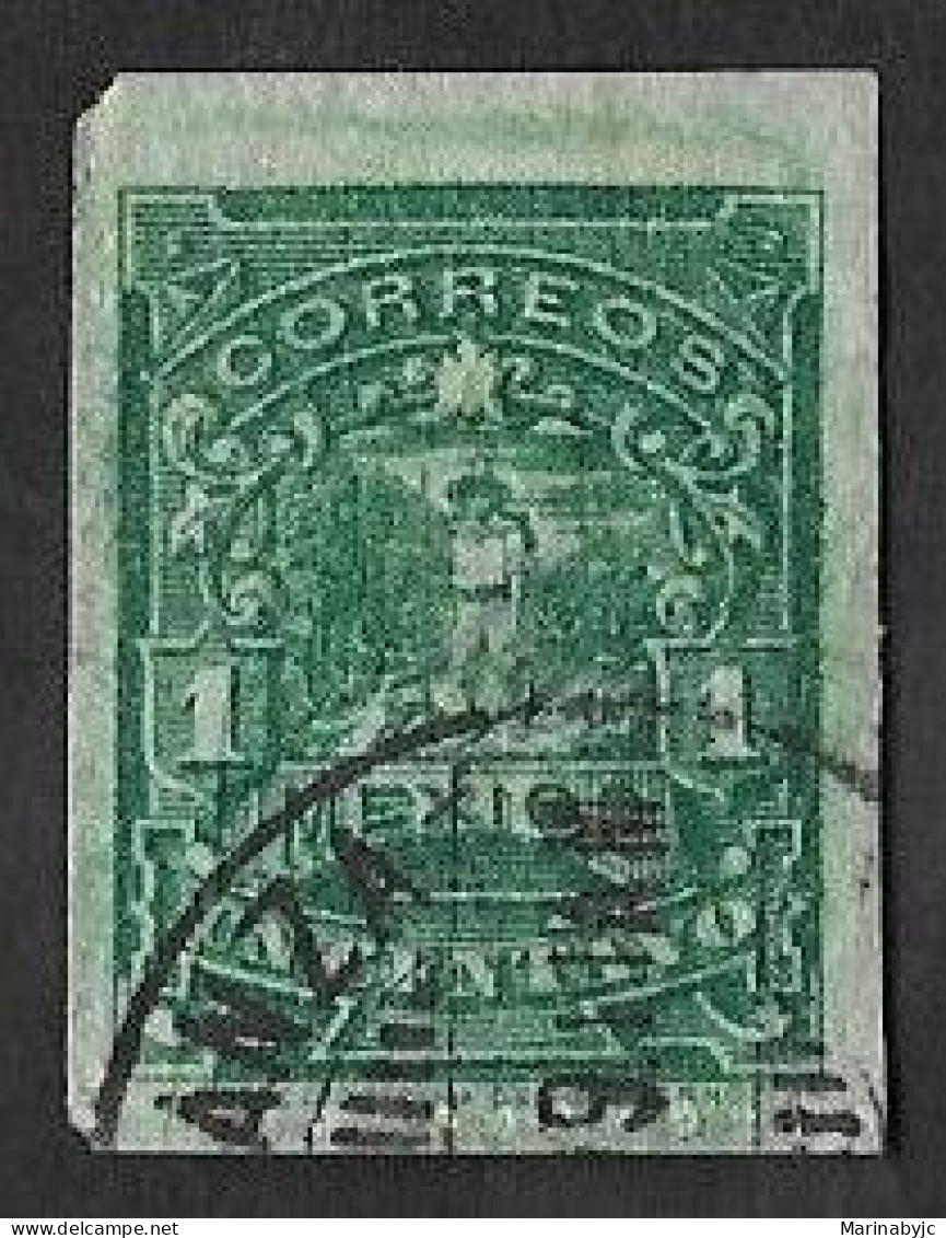 SE)1897-98 MEXICO, FROM THE MULITAS SERIES, POSTMAN 1C SCT269B, USED - Mexico