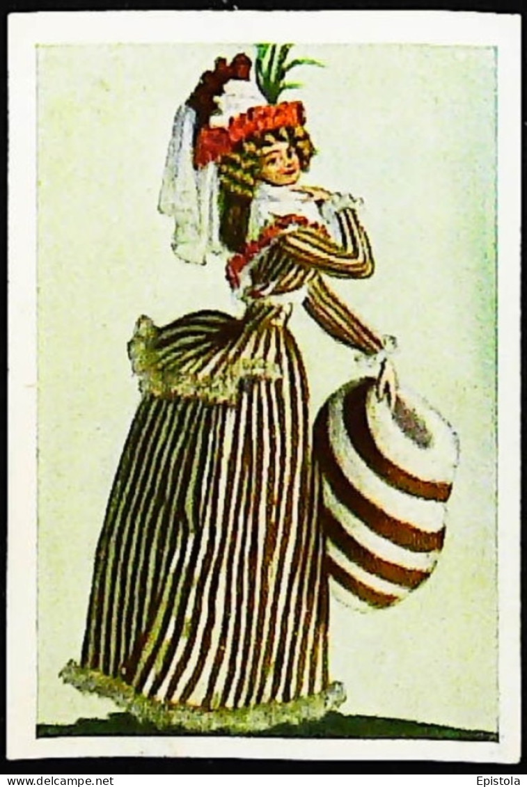 ► MODE Du Manchon Allemagne En 1787- Chromo-Image Cigarette Josetti Bilder Berlin Album 4 1920's - Zigarettenmarken