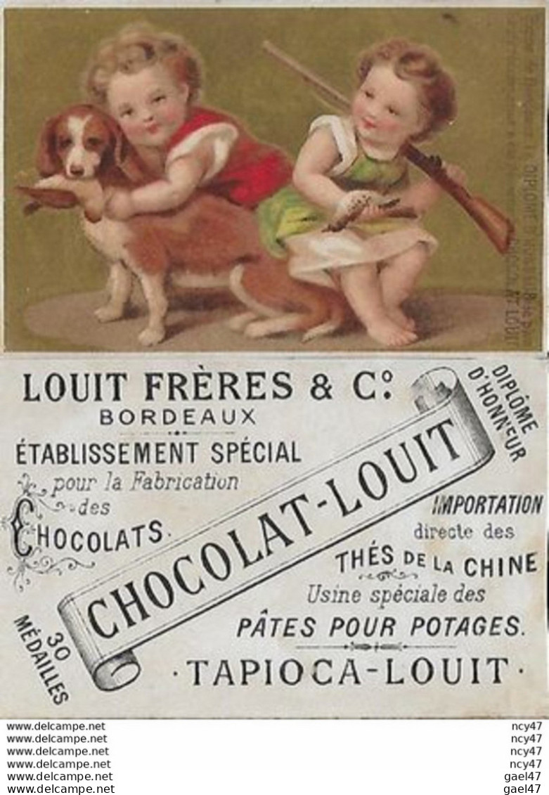 CHROMOS. Chocolat LOUIT (Bordeaux) Le Petits Chasseurs...S3519 - Louit