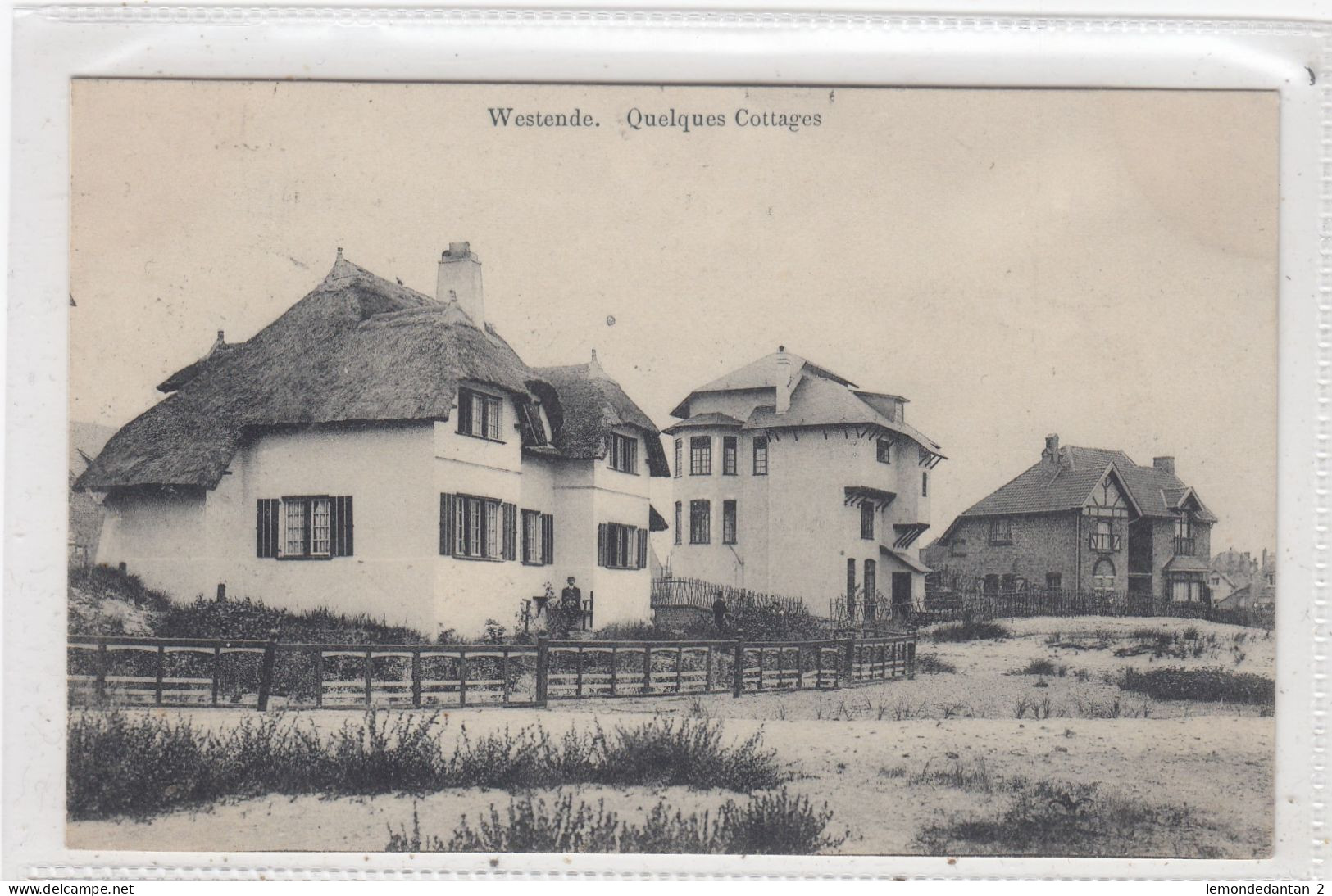 Westende. Quelques Cottages. * - Westende