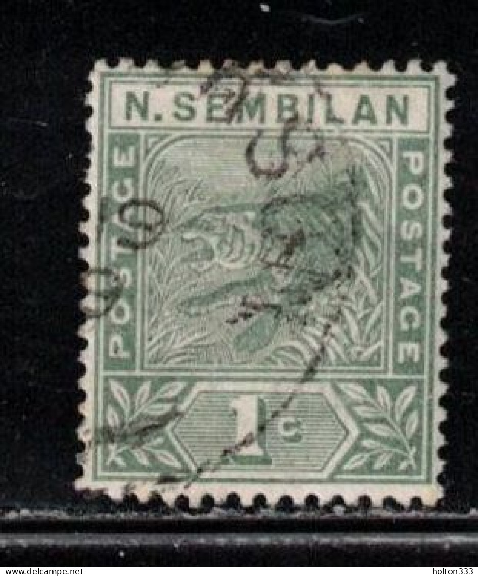 NEGRI SEMBILAN Scott # 2 Used - Tiger - Negri Sembilan