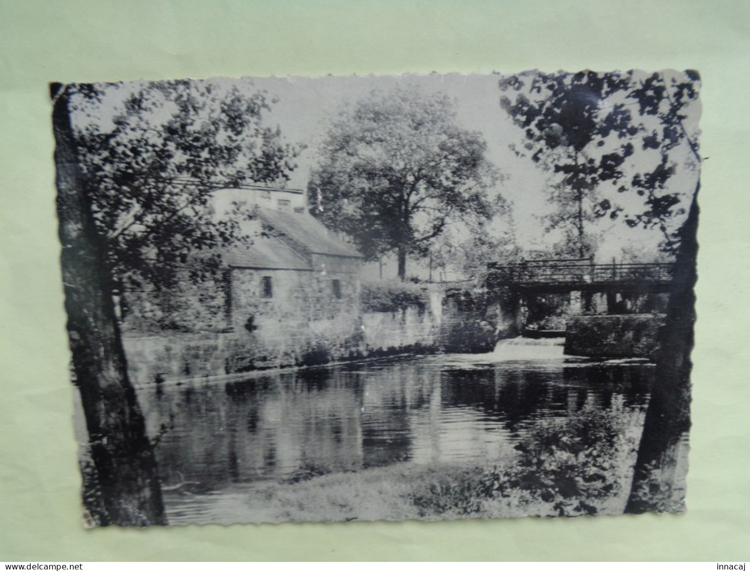 100-4-59                JAMIOULX    Eau D'Heure    Moulin Monplaisir   ( Grand Format - Glacée ) - Ham-sur-Heure-Nalinnes