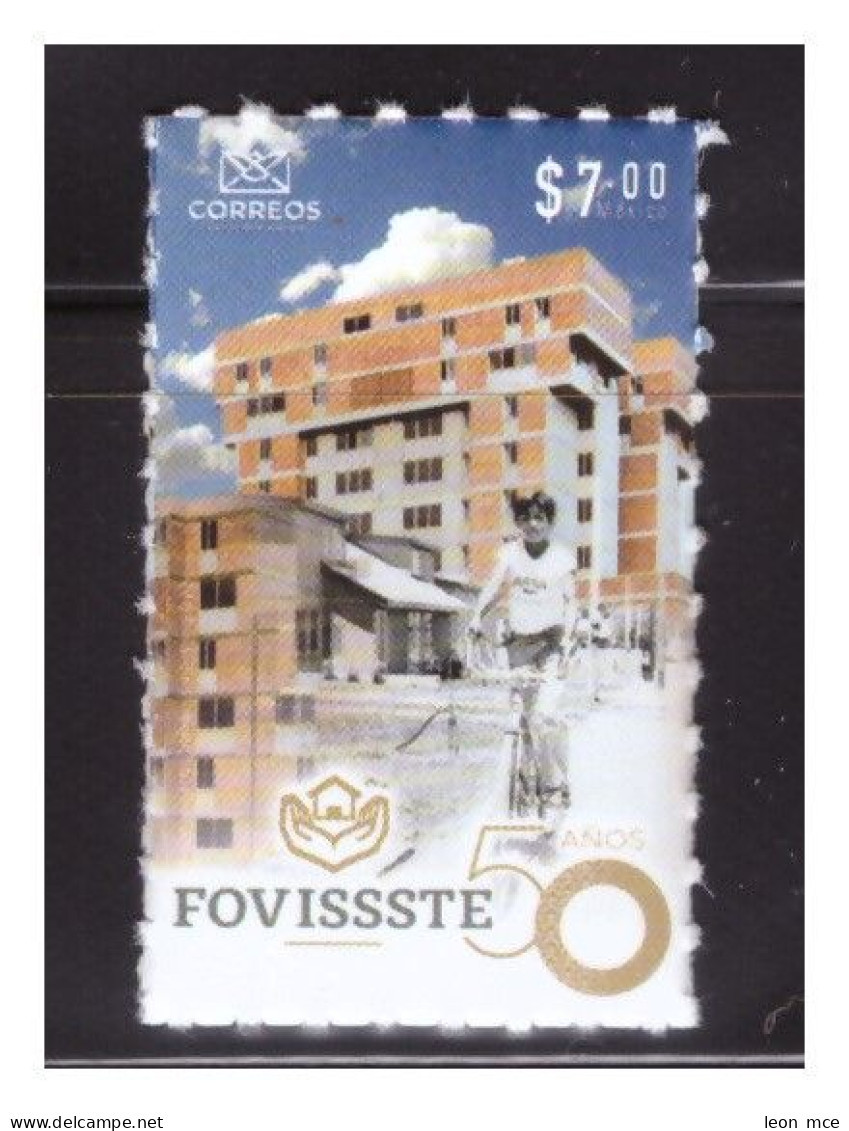 2023 MÉXICO 50 Aniversario Del FOVISSSTE Self Adhesive Stamp, Dwelling - Mexico