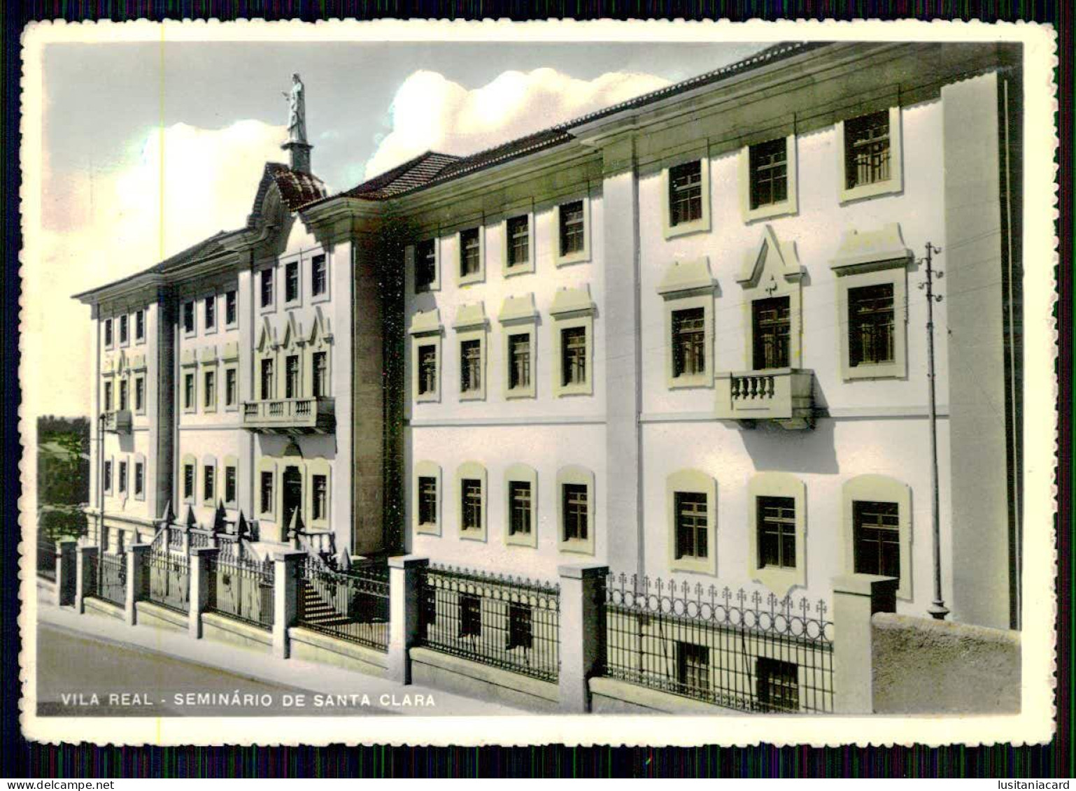 VILA REAL - Seminário De Santa Clara. ( Ed. De LUXO Da Papelaria Branco- Santos Vistas) Carte Postale - Vila Real