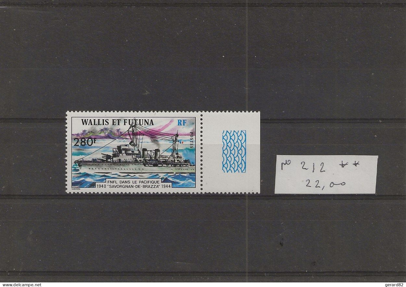 WALLIS ET FUTUNA TIMBRE N° 212  N** - Unused Stamps