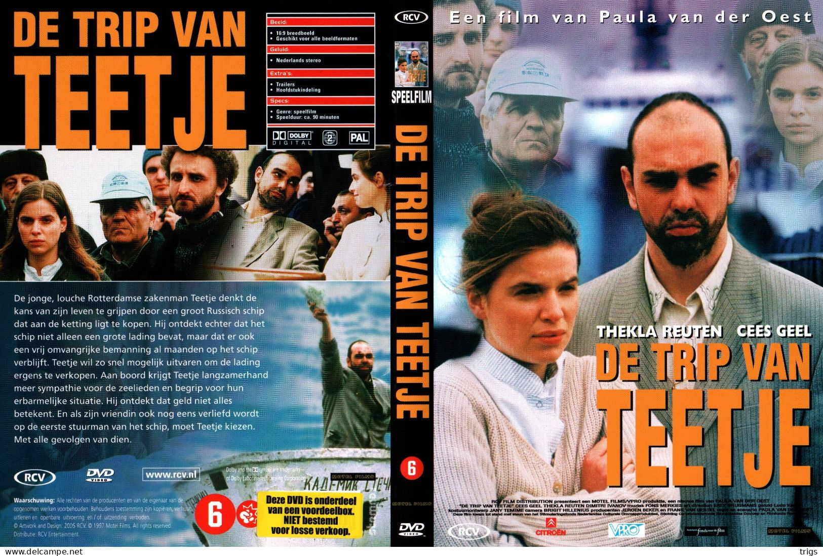 DVD - De Trip Van Teetje - Drama