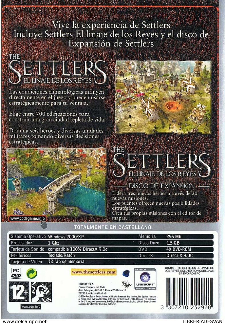 Settlers. El Linaje De Los Reyes. Gold Edition. PC - PC-games