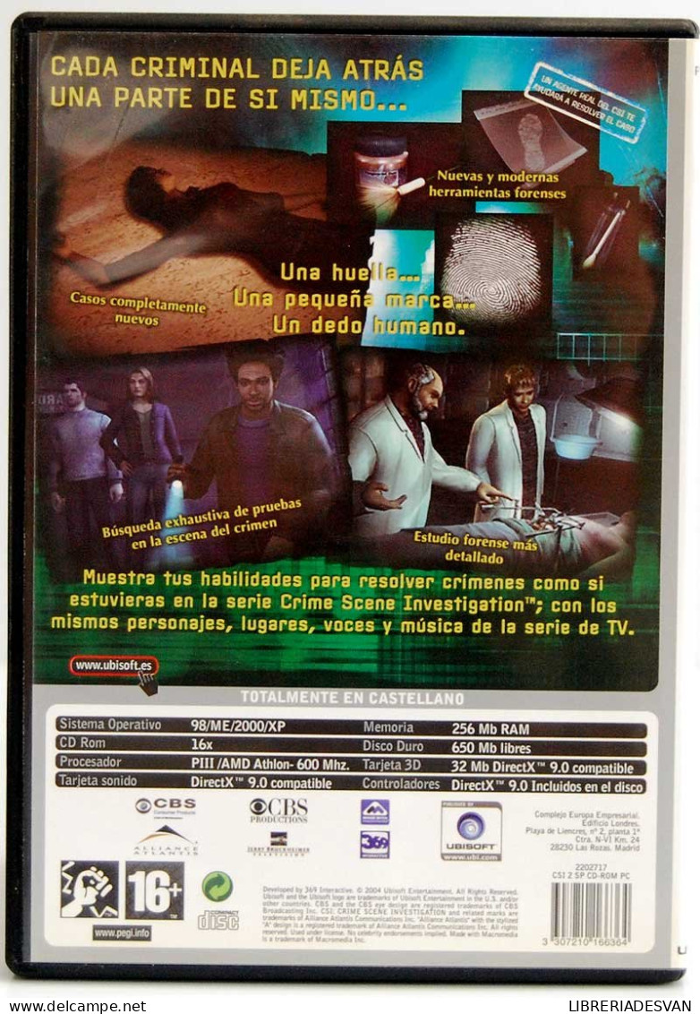 CSI: Crime Scene Investigation. Oscuras Intenciones. PC - PC-Games