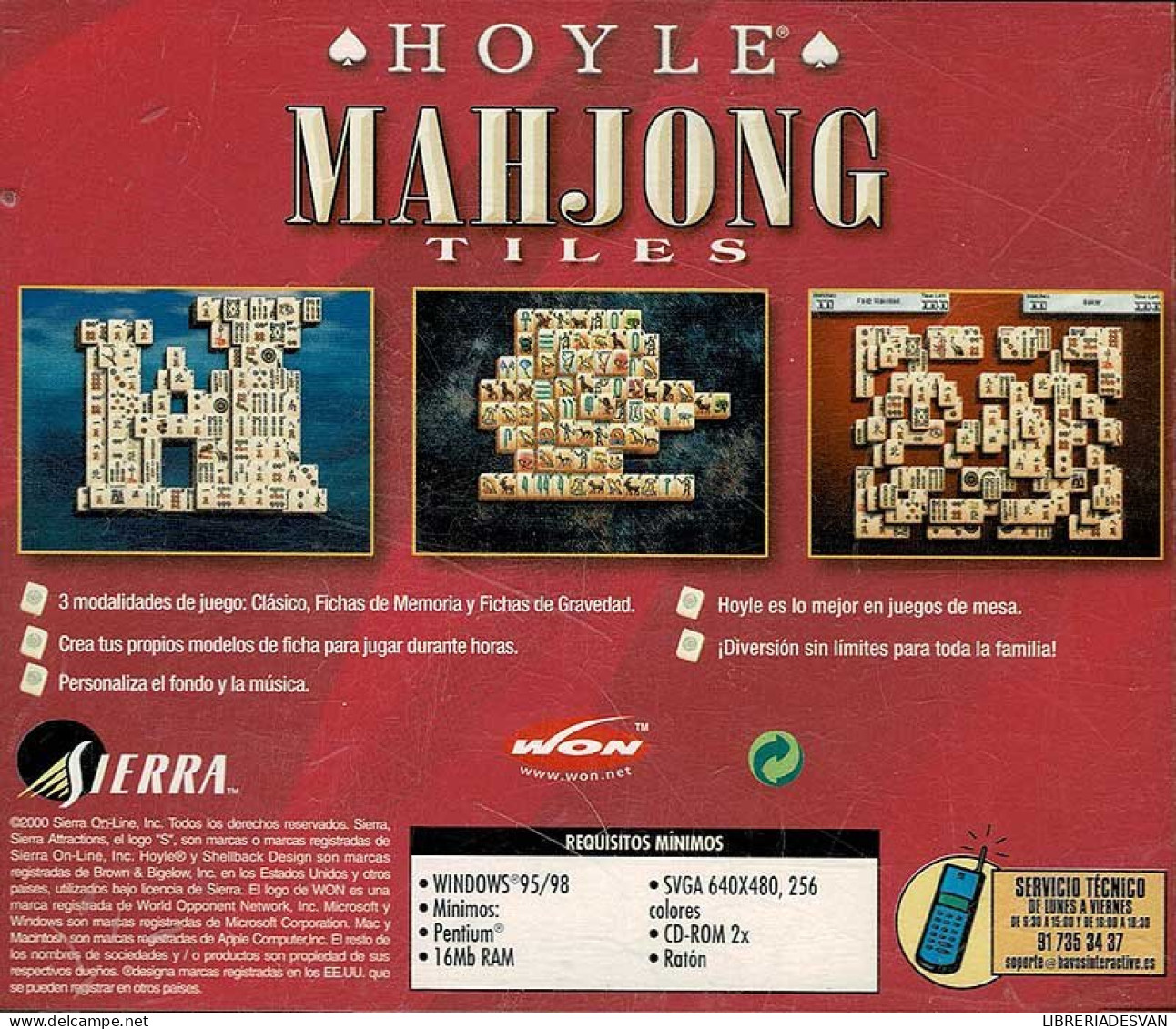 Hoyle Mahjong Tiles. PC - Jeux PC