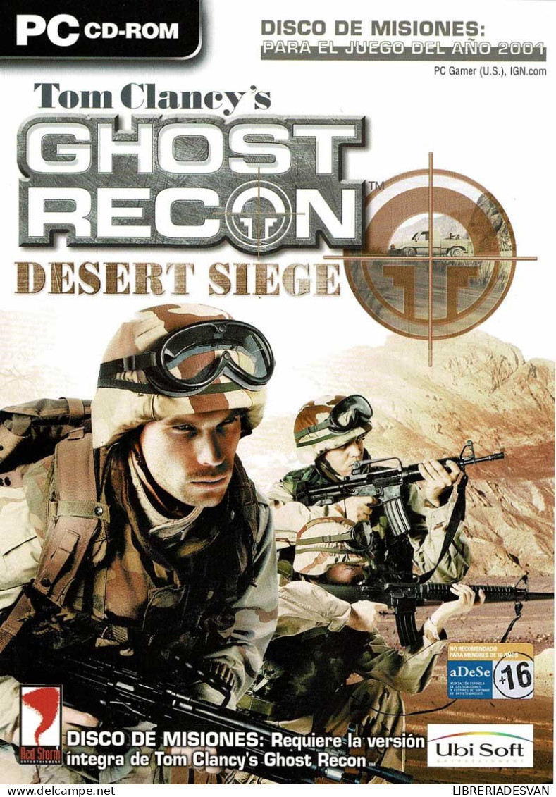 Tom Clancy's Ghost Recon Desert Siege. Disco De Misiones. PC - PC-Spiele