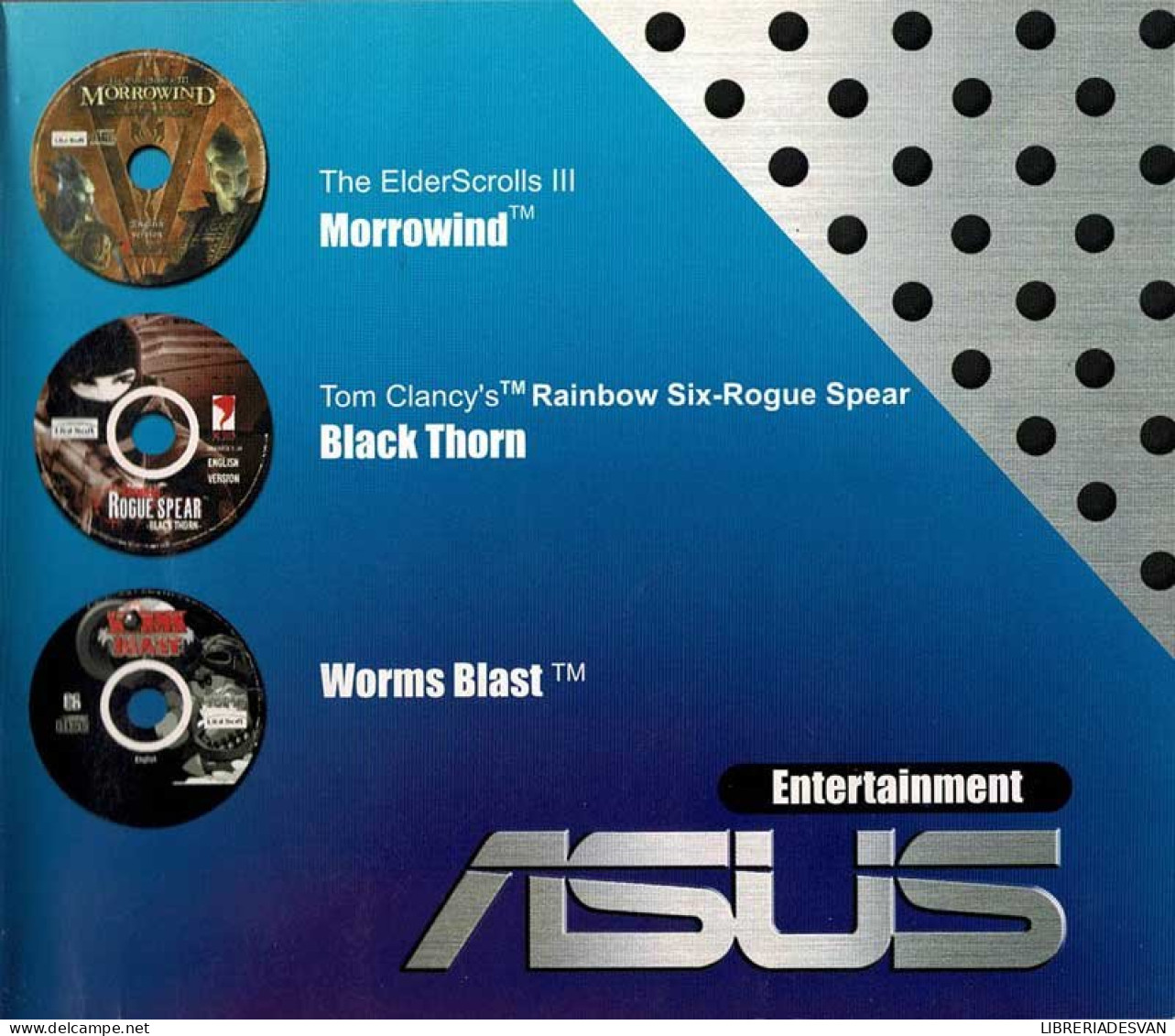 Asus Entertainment Pack PC. Morrowind, Worms Blast, Black Thorn - Jeux PC