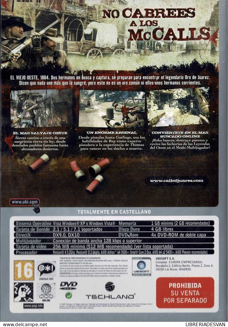 Call Of Juarez. Bound In Blood. PC - PC-games