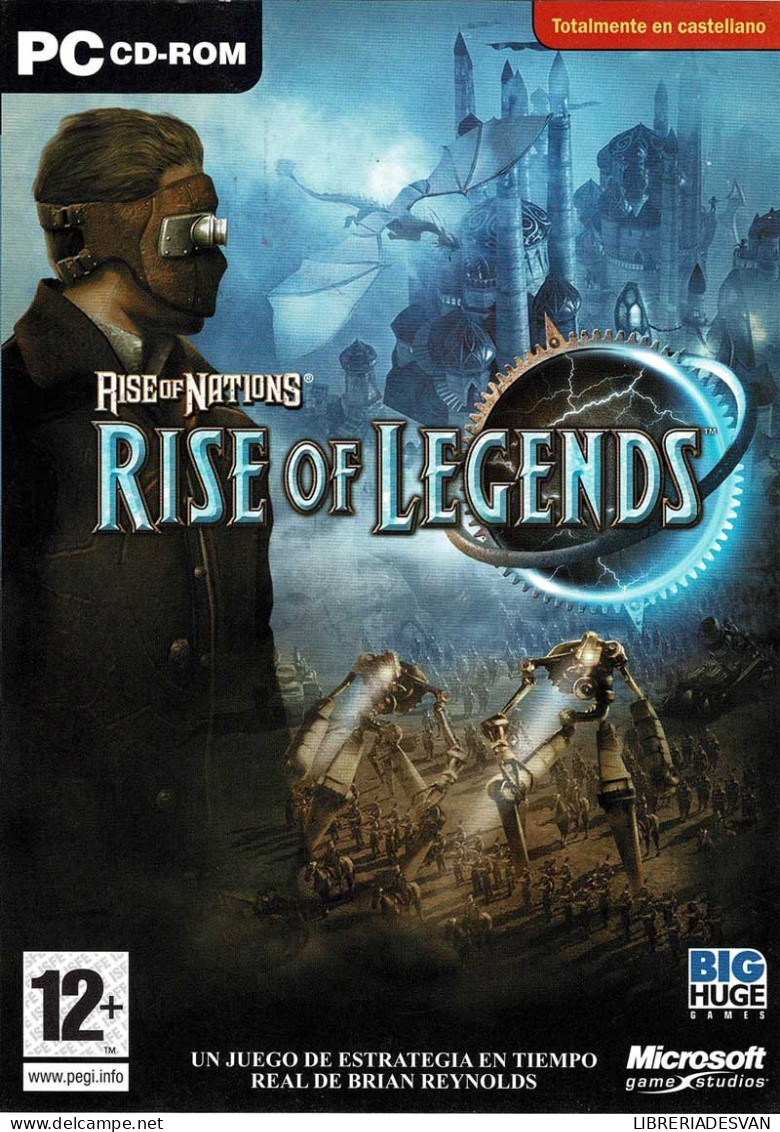 Rise Of Nations: Rise Of Legends. En Castellano. PC (incompleto) - PC-games