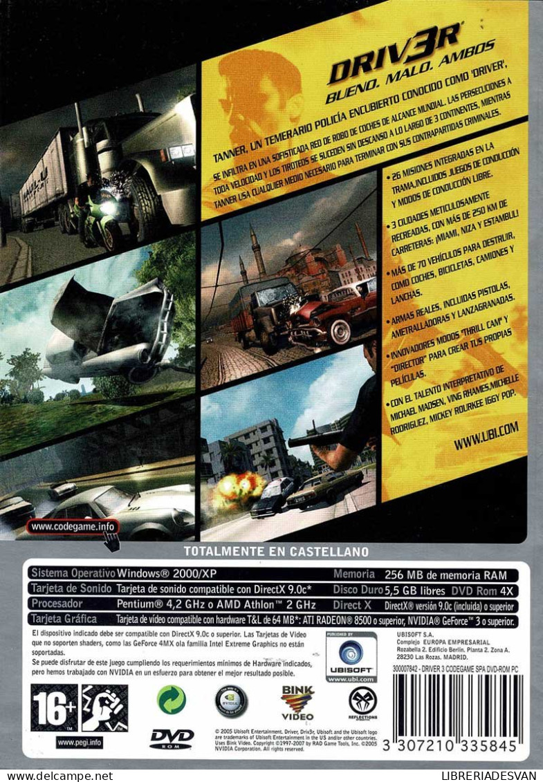 Driver Driv3r. Una Misión Exclusiva. PC - Giochi PC