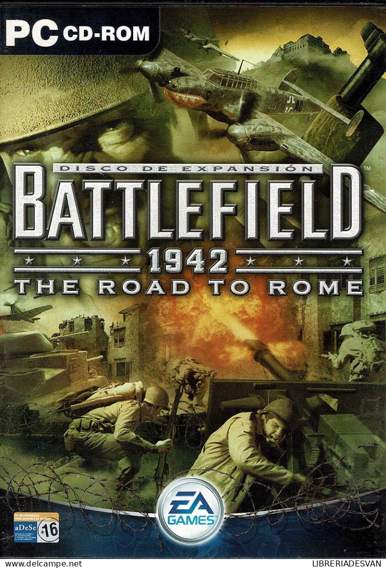 Battlefield 1942. The Road To Rome. Disco De Expansión. PC - PC-Spiele