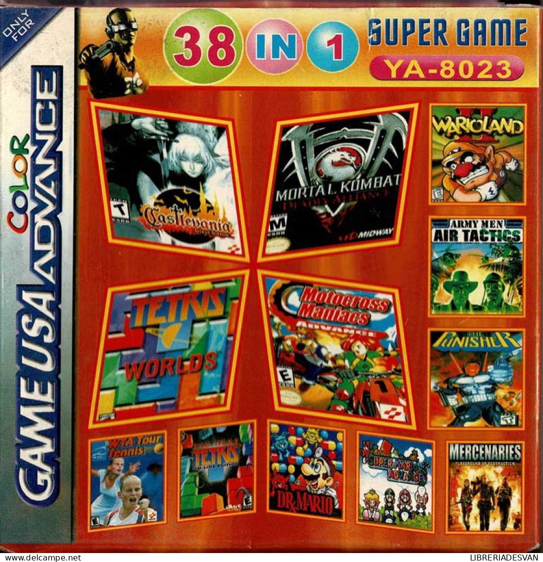 Pack De 38 Juegos En Un Cartucho Para Game Boy Color Advance - Jeux PC