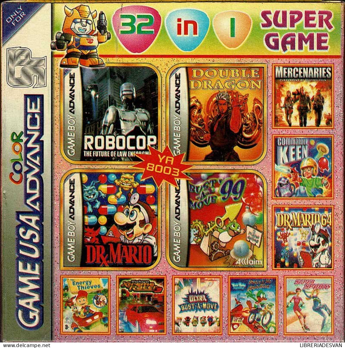 Pack De 32 Juegos En Un Cartucho Para Game Boy Color Advance - PC-Spiele