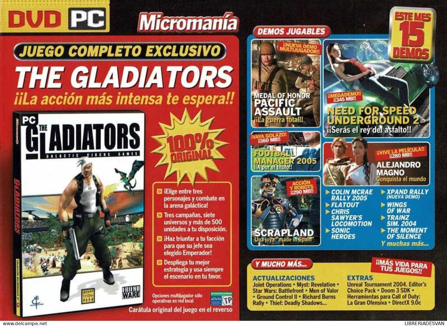 The Gladiators. Micromanía No. 119. PC - PC-Spiele