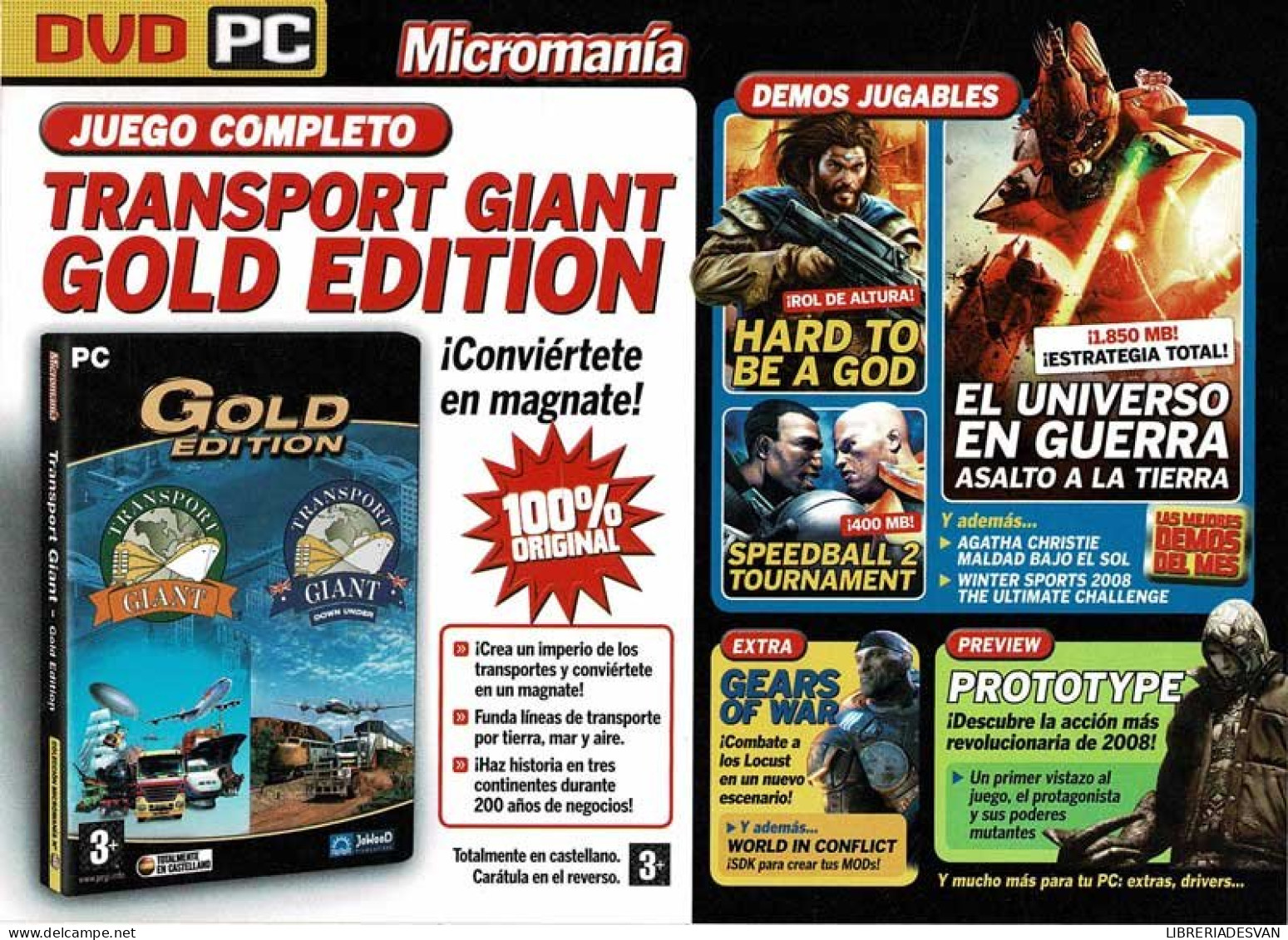 Transport Giant Gold Edition. Micromanía No. 158. PC - Jeux PC