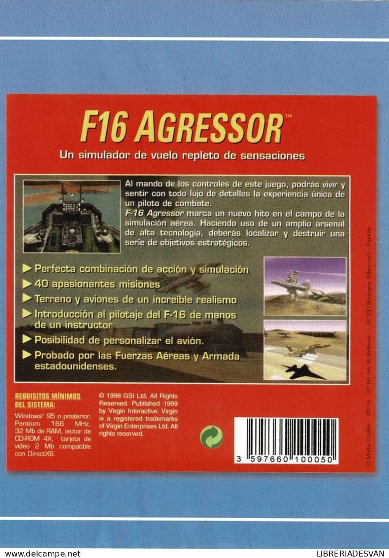 F-16 Aggressor. Versión Completa. PC - PC-Games