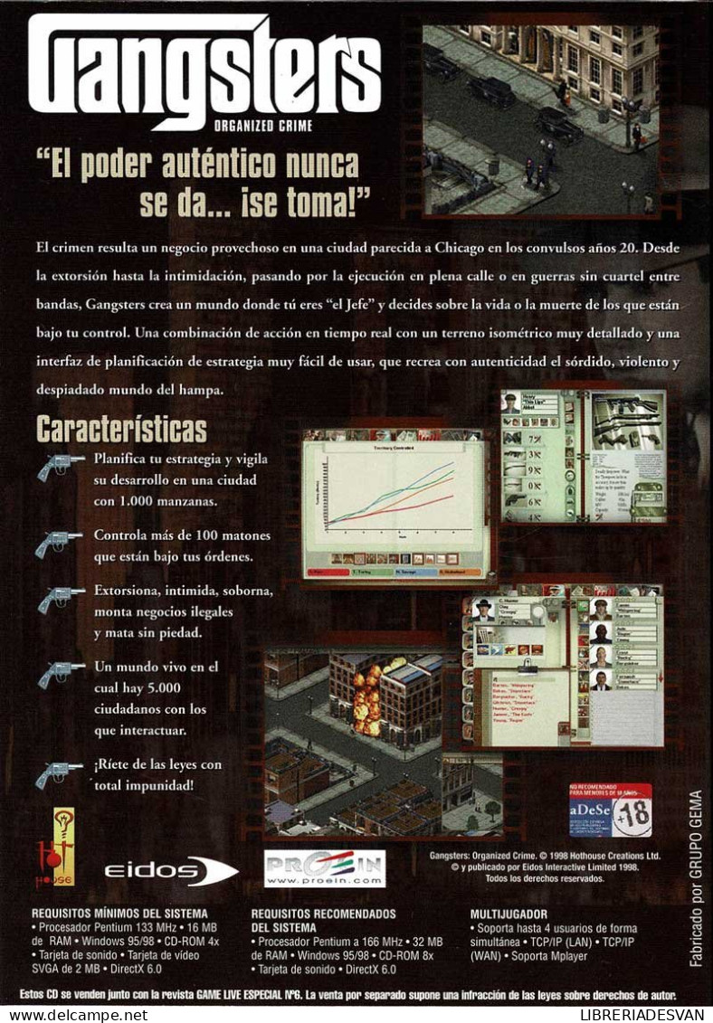 Gangsters: Organized Crime. Juego Completo. PC - Juegos PC