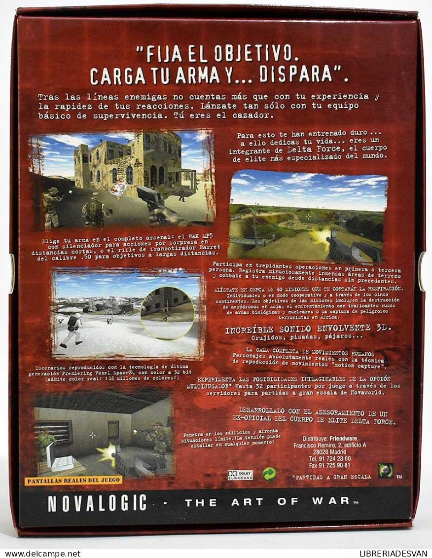 Delta Force. Edición Española. Caja. PC - PC-games