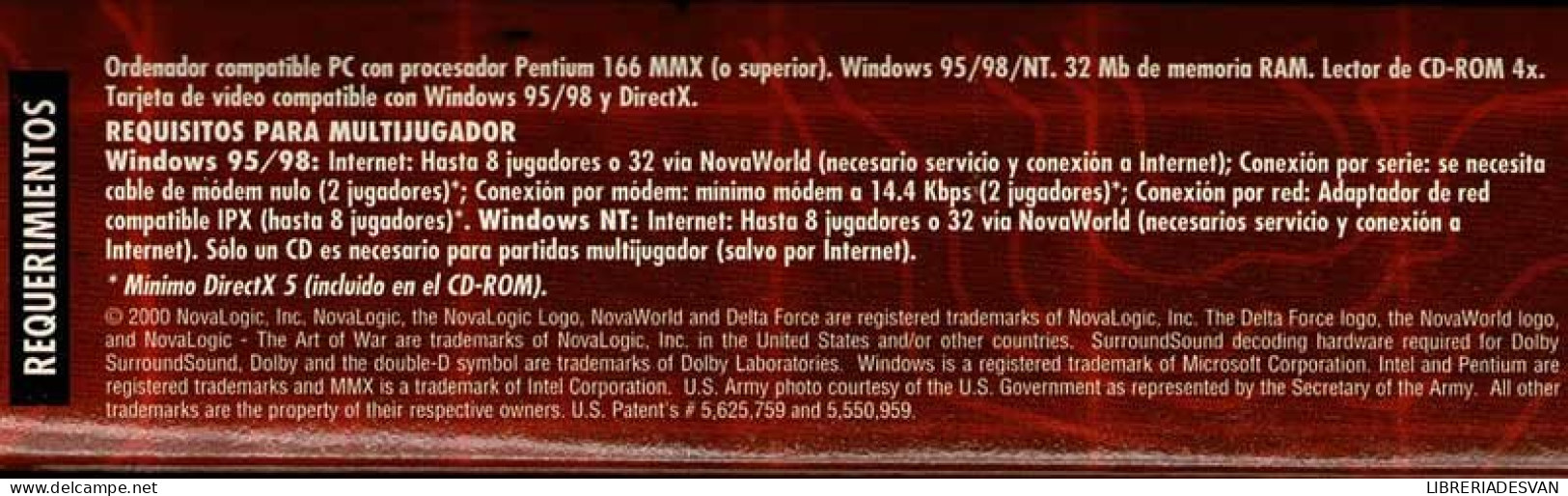 Delta Force. Edición Española. Caja. PC - PC-Games