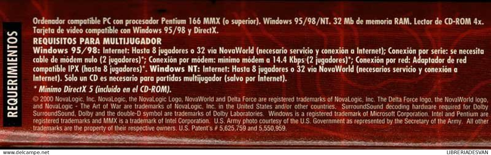 Delta Force. Edición Española. Caja. PC - PC-Spiele