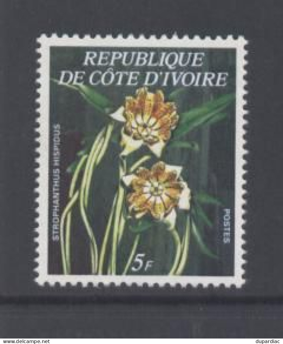 Timbre De COTE D' IVOIRE : Fleurs. - Côte D'Ivoire (1960-...)