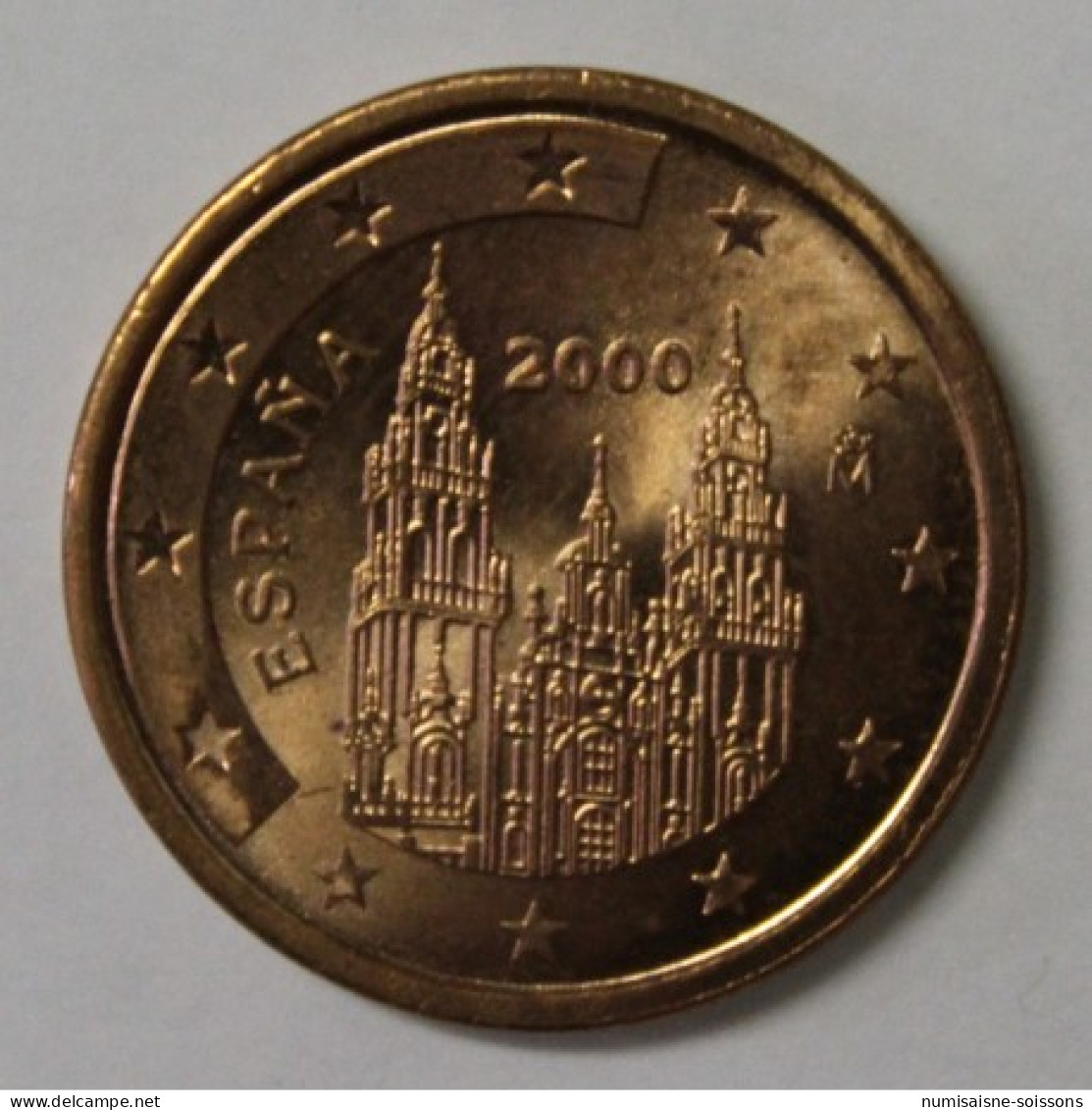 ESPAGNE - 2 CENT 2000 - COMPOSTELLE - SUPERBE A FLEUR DE COIN - Espagne