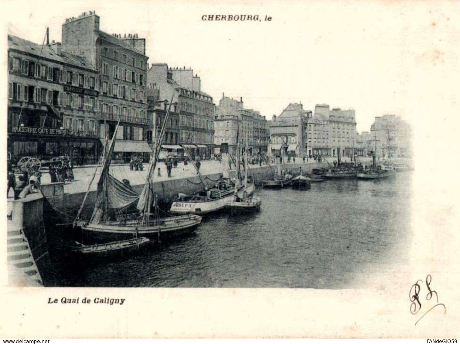 CHERBOURG  LE  QUAI    ///    ALB  1 ///   32 - Cherbourg