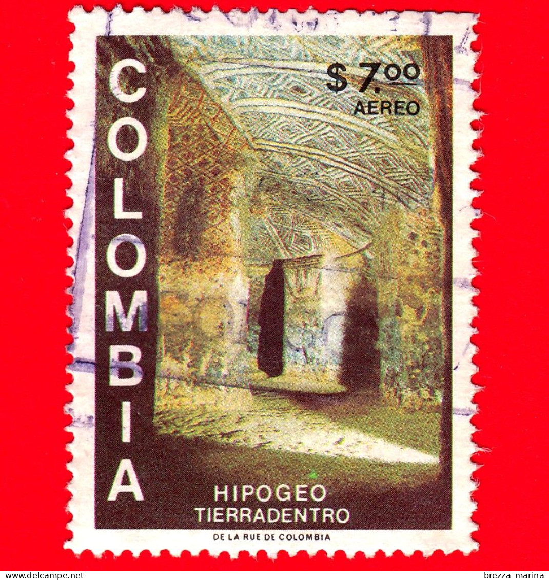 COLOMBIA - Usato - 1981 - Scoperte Archeologiche - Ipogeo In Tierradentro - 7.00 - Colombia