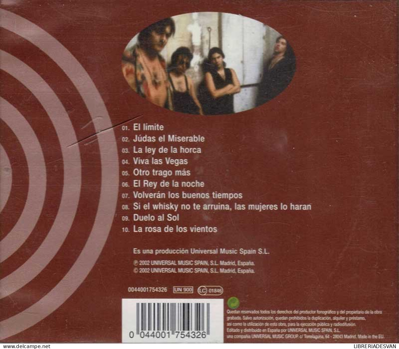 La Frontera - El Límite Y Otros Grandes Exitos. CD - Rock