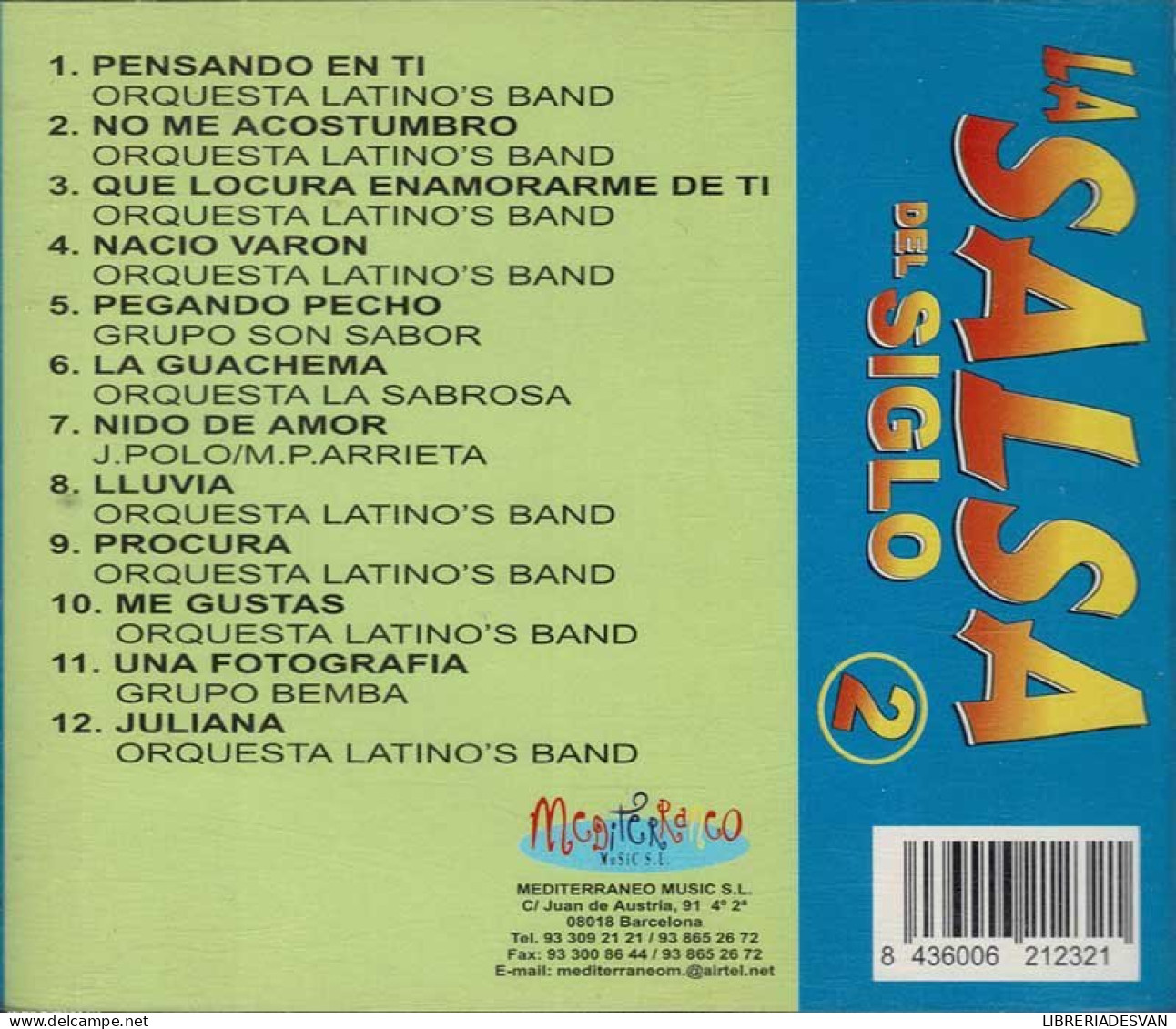 La Salsa Del Siglo Vol. 2. CD - Sonstige & Ohne Zuordnung