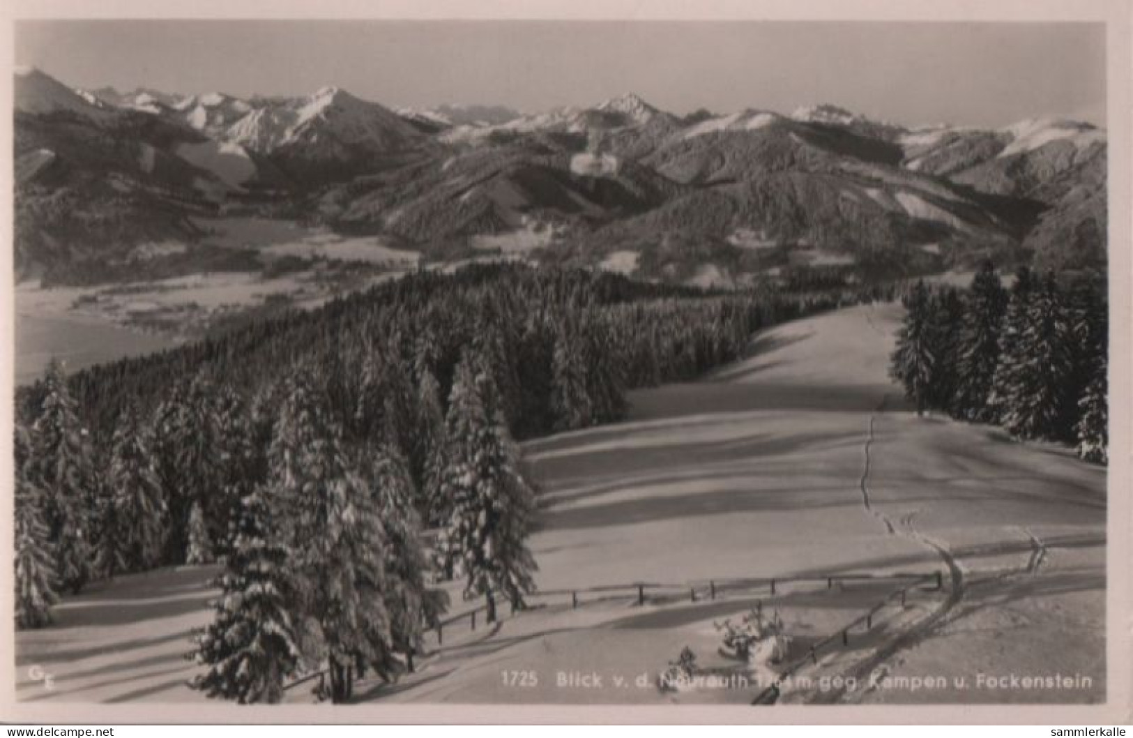 59422 - Kampenwand - Und Fockenstein V.d. Neureuth - 1954 - Chiemgauer Alpen