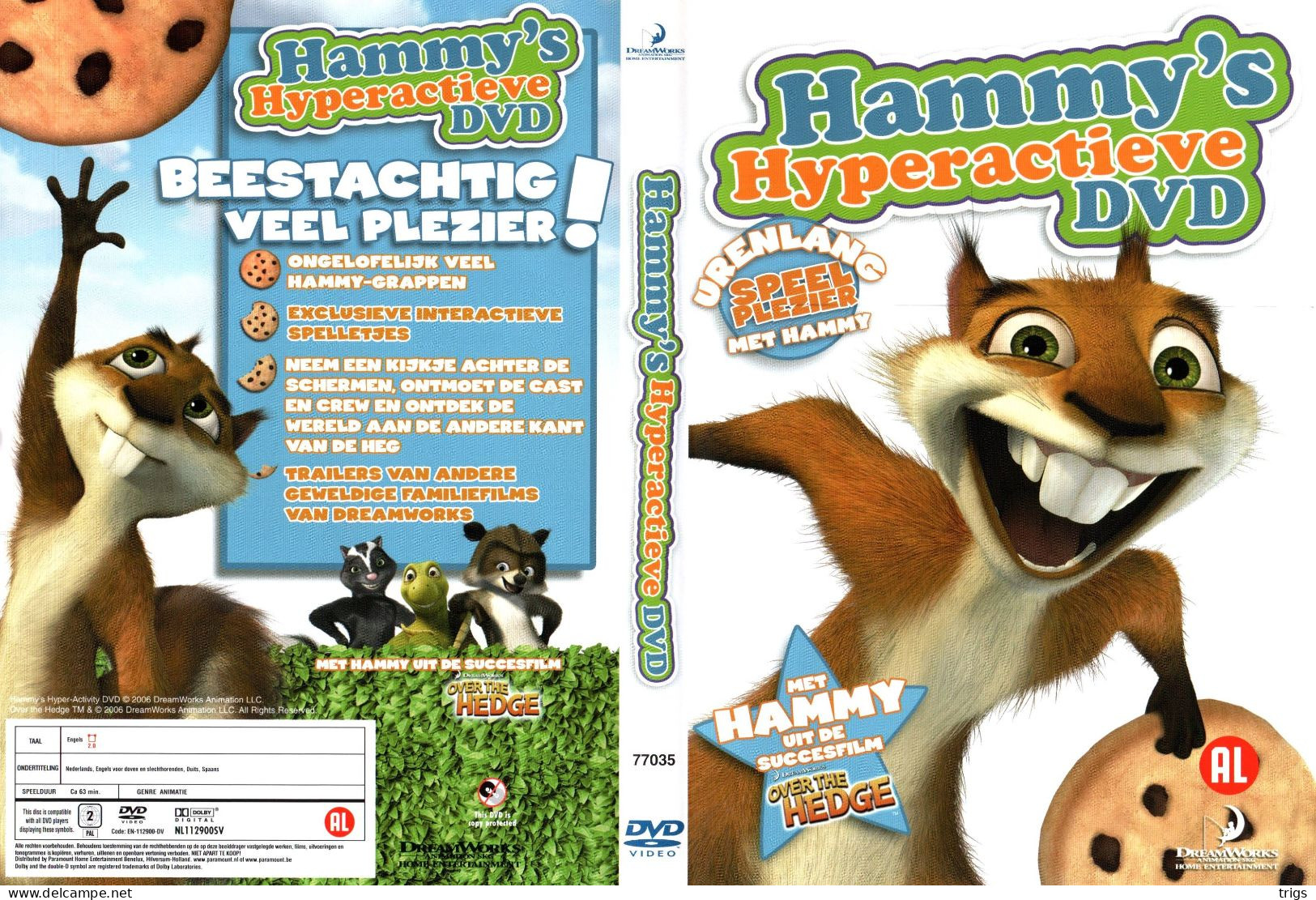 DVD - Hammy's Hyperactieve DVD - Dessin Animé