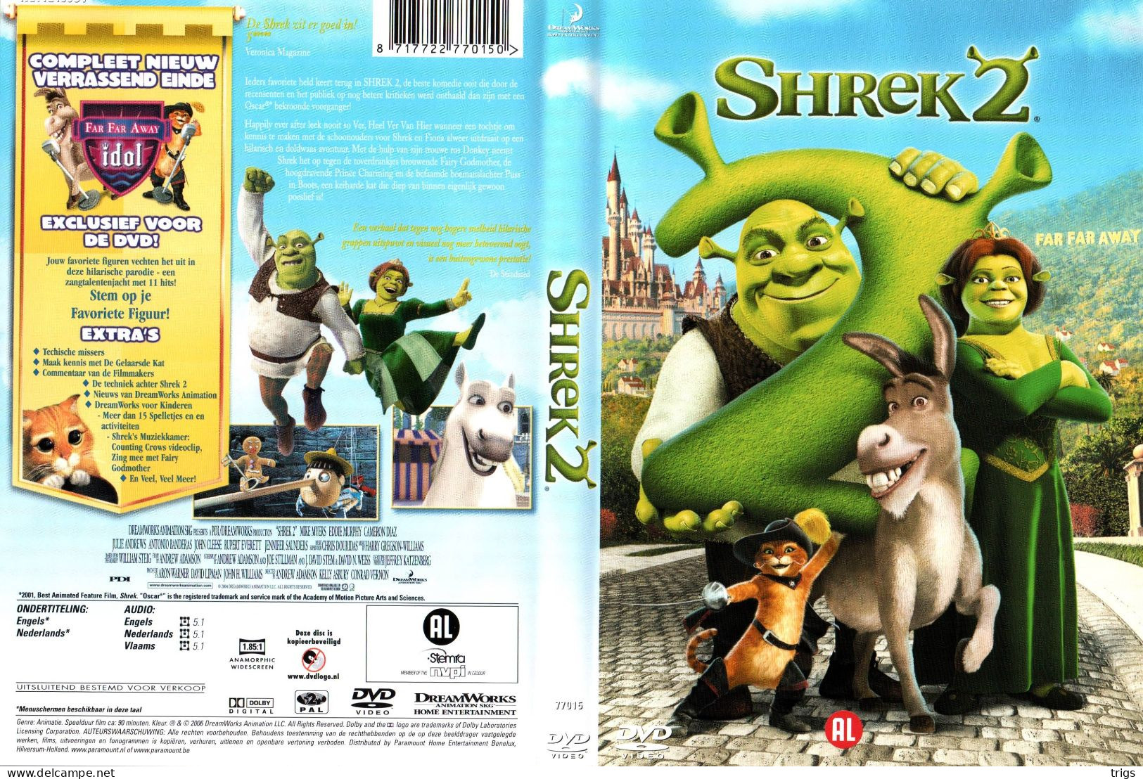 DVD - Shrek 2 - Dibujos Animados