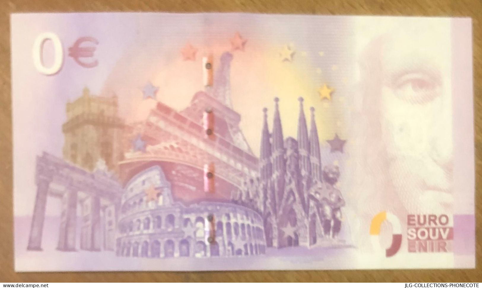 2019 MARSEILLE FÊTE DE L'AÏOLI & TAMPON POST CAFÉ BILLET 0 EURO SOUVENIR 0 EURO SCHEIN BANKNOTE PAPER MONEY BILLETE - Essais Privés / Non-officiels