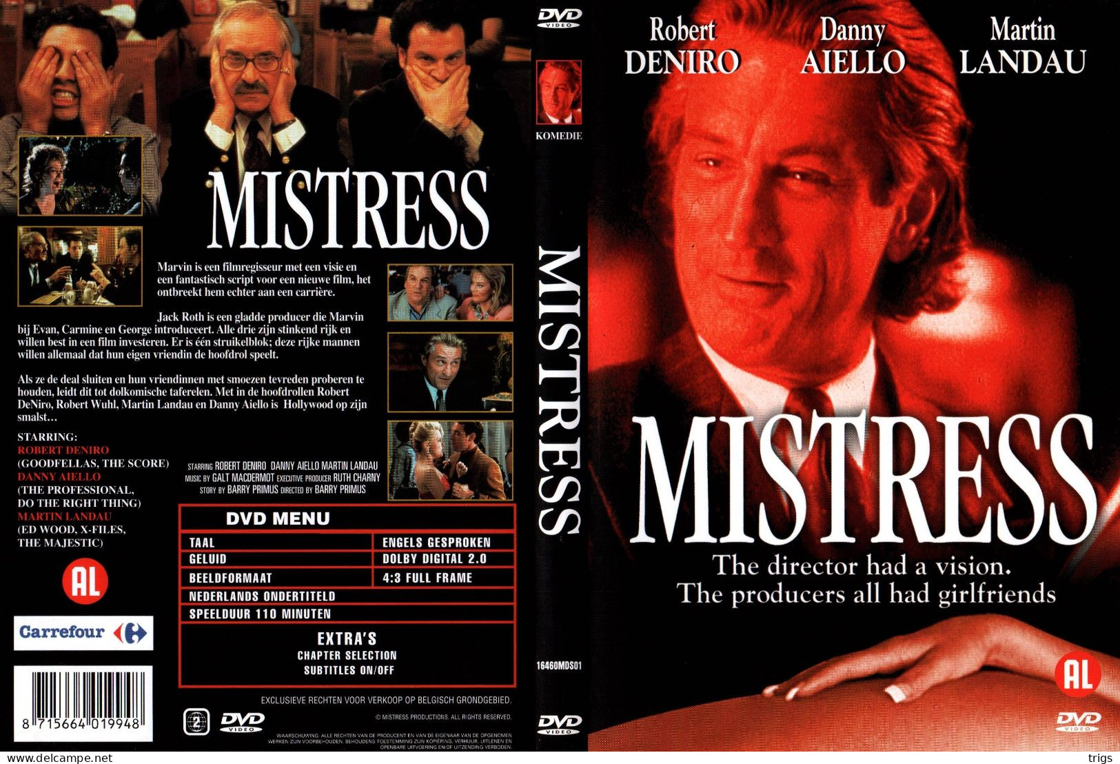 DVD - Mistress - Commedia