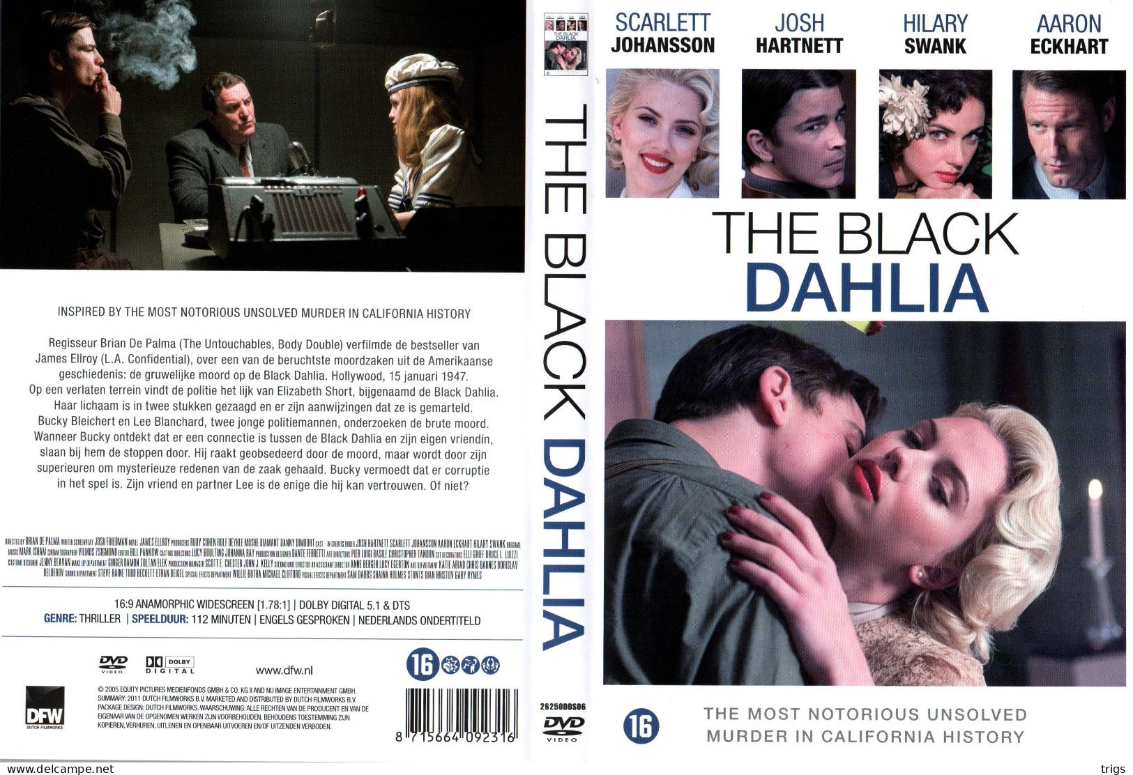 DVD - The Black Dahlia - Crime