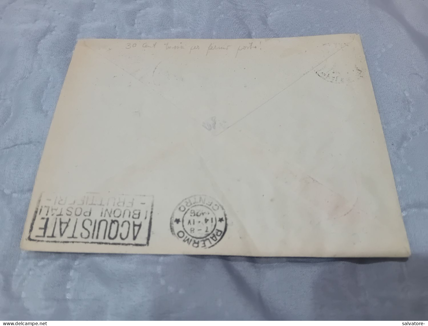 LETTERA TASSATA CON 60 CENTESIMI VALORI GEMELLI 1926 - Storia Postale (Posta Aerea)